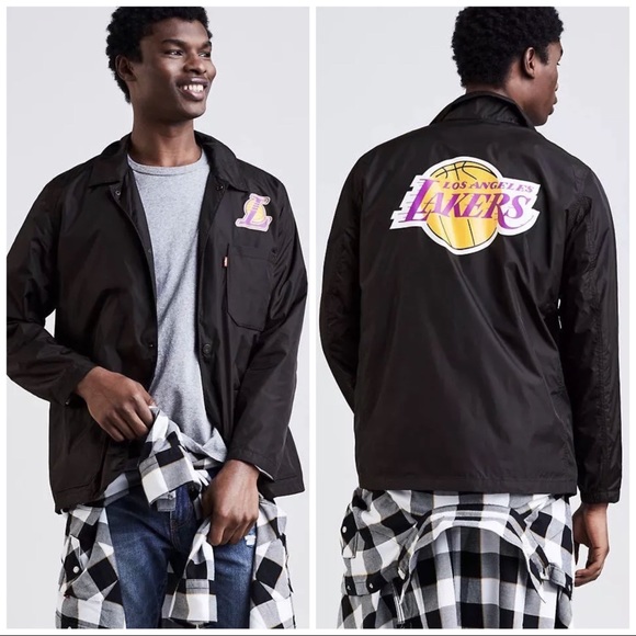 lakers levis jacket